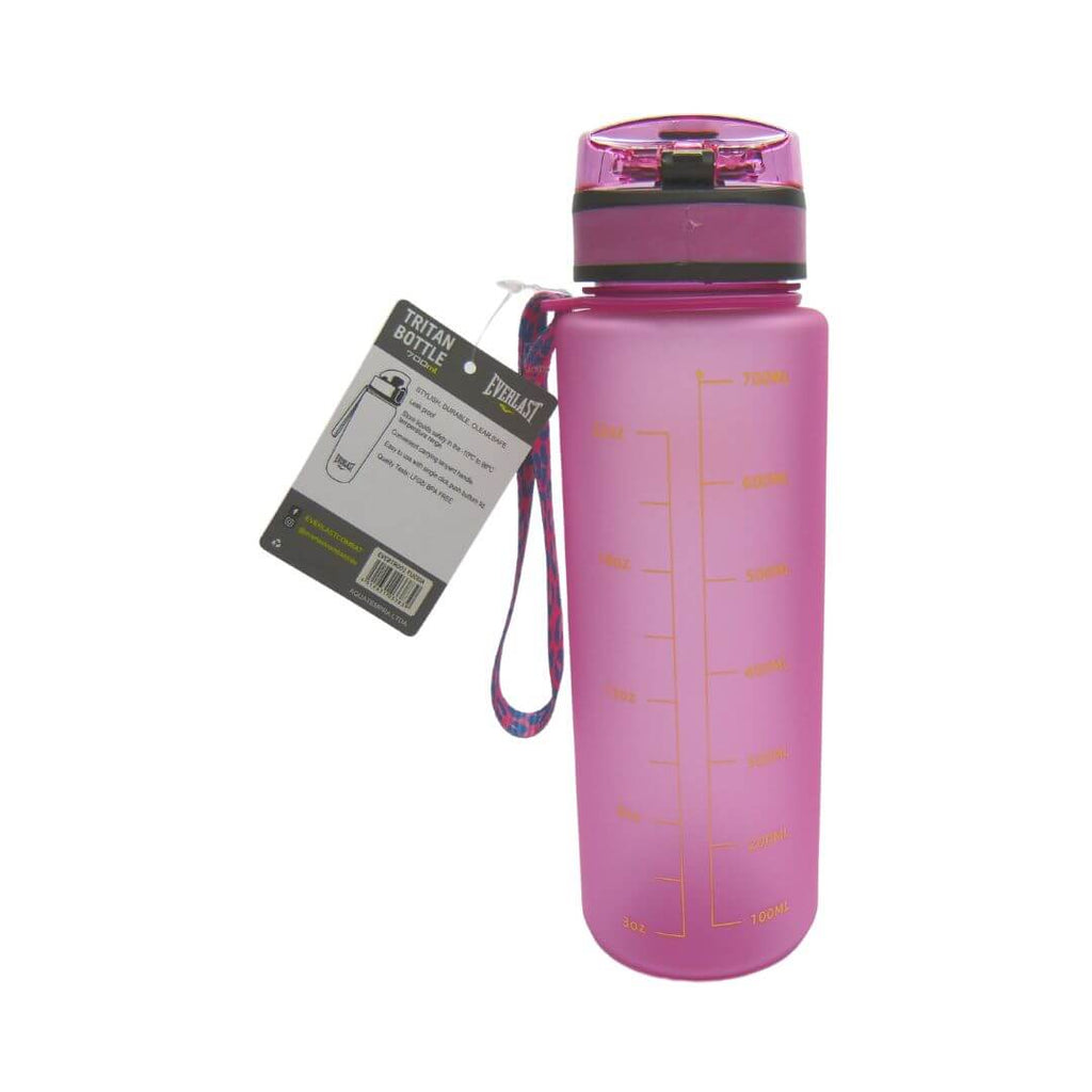Ambiente Urbano - Botella de agua deportiva Rosa con cordon y tapa de  acrilico